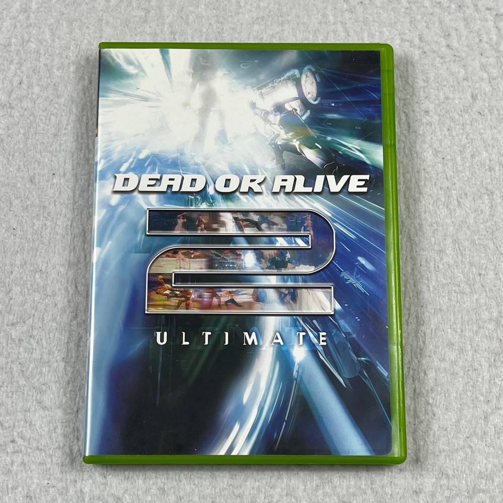 Tecmo Dead or Alive 2 Ultimate Xbox OS Blue Fighting Game Manual Included